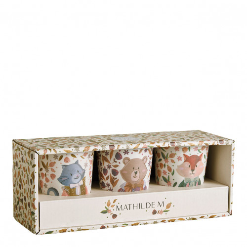 Set of 3 'Les 3 Compères' Glasses