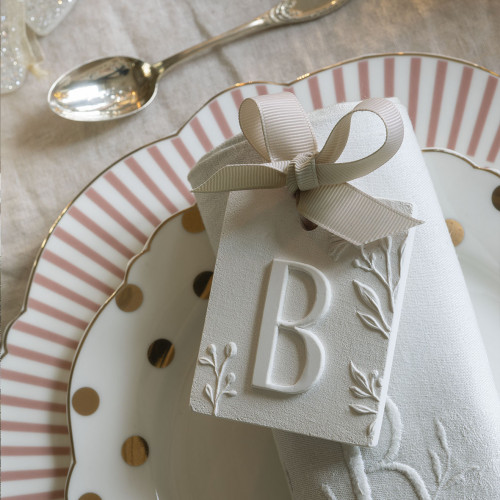 Decor profumato lettera B - Voile de Lin