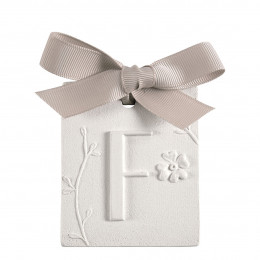 Scented letter F decor - Voile de Lin