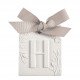 Decoração perfumada letra H - Véu de Linho