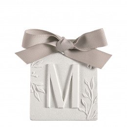 Décor parfumé lettre M - Voile de Lin