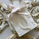Decoração perfumada letra Q - Véu de Linho