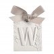 Décor parfumé lettre W - Voile de Lin