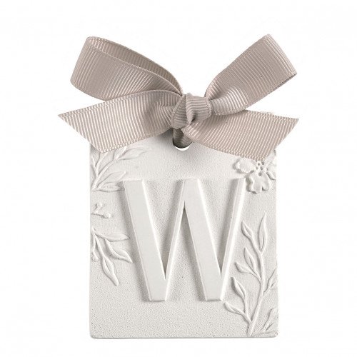 Décor parfumé lettre W - Voile de Lin