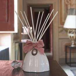 Diffuseur de parfum d'ambiance Marie-Antoinette blanc 200 ml - Rose Élixir