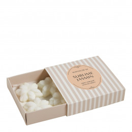 Box of 4 Jasmine scented wax melting decorations - Sublime Jasmin
