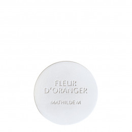 Testeur décor rond en plâtre parfumé -  Fleur d'Oranger