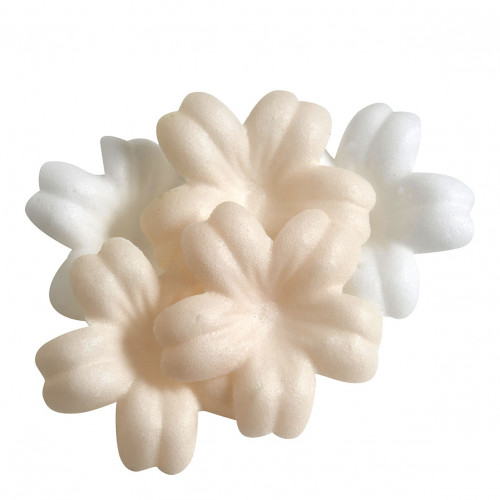 Caja de pétalos de jabón perfumado blancos y nude - Perfume de Rosa