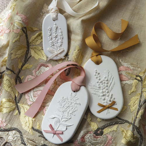 Pouch of 3 Scented Decorations Soleil de Provence - Mimosa Joli