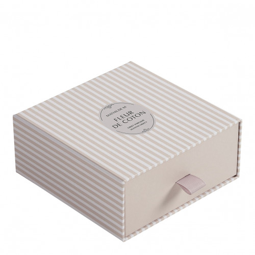 Décor parfumé Cœur  brodé - Fleur de Coton Décor parfumé Cœur  brodé - Fleur de Coton