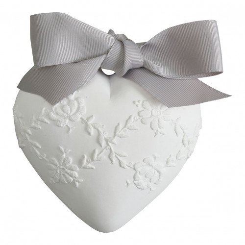 Scented decoration Embroidered Heart - Fleur de Coton