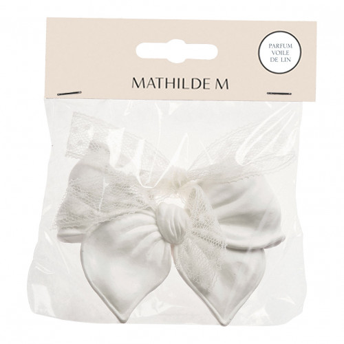 Décor parfumé Nœud grand modèle - Voile de Lin Décor parfumé Nœud grand modèle - Voile de Lin