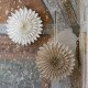 Décoration florale beige