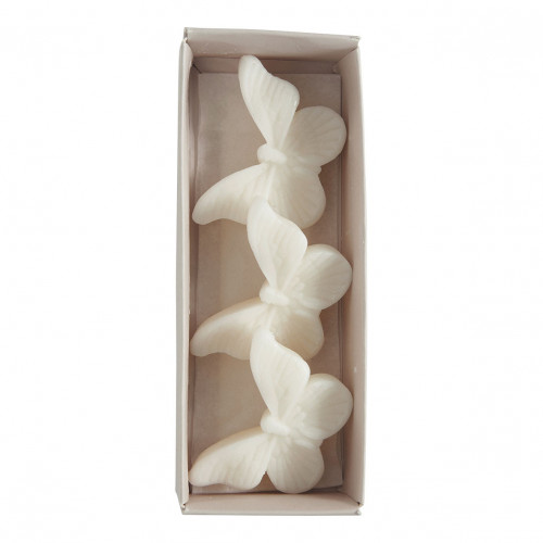 Set di 3 decorazioni fondenti in cera profumata - Fleur de Mandarine