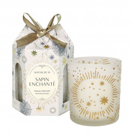 Bougie parfumée Fête Céleste 160 g - Sapin Enchanté