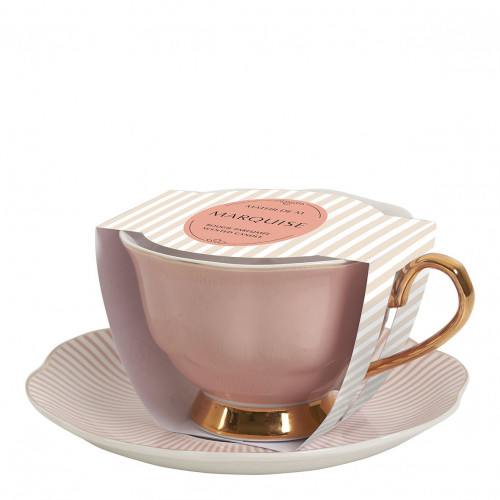 Madame de Récamier Scented Candle 120 g - Rose - Marquise