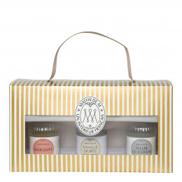 Estuche 3 perfumes ambientales 30 ml Les Intemporelles - Marquise - Fleur de Coton - Vanille Dorée
