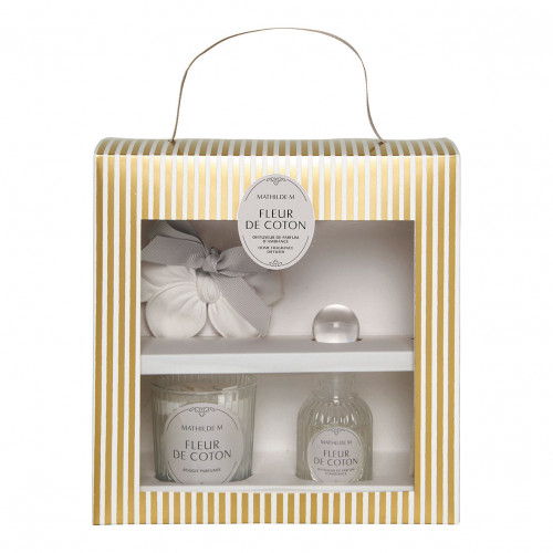 Set scoperta diffusore candela e decoro profumato Les Intemporelles - Fleur de Coton