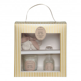 Set descubrimiento difusor, vela y decoración perfumada Les Intemporelles - Voile de Lin
