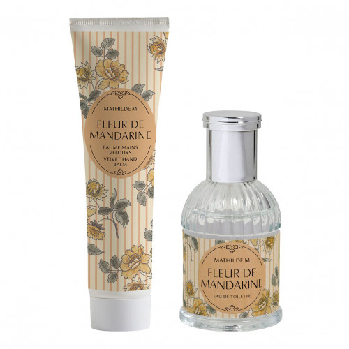 Set profumato acqua di toilette e balsamo mani Velours - Fleur de Mandarine