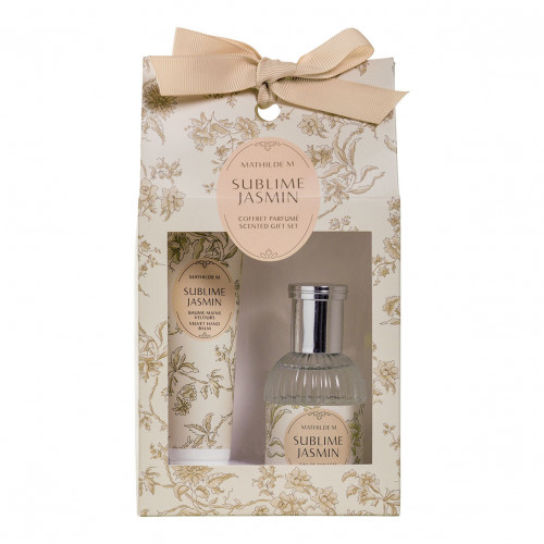 Cofanetto profumato acqua di colonia e balsamo mani Velluto - Sublime Jasmin