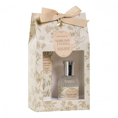 Coffret parfumé eau de toilette et baume mains Velours - Sublime Jasmin Coffret parfumé eau de toilette et baume mains Velours - Sublime Jasmin