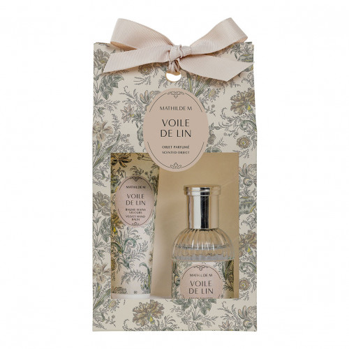 Cofanetto profumato acqua di toilette e balsamo mani Velluto - Voile de Lin