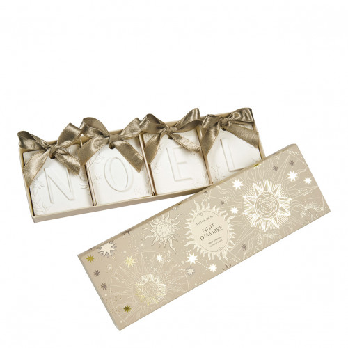 Coffret parfumé Lettres de Noël Fête Céleste - Nuit d'Ambre