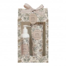 Scented body lotion and shower gel gift set - Voile de Lin