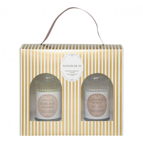 Mix & Match gift set of 100 ml room fragrances Les Intemporelles - Sublime Jasmin and Voile de Lin