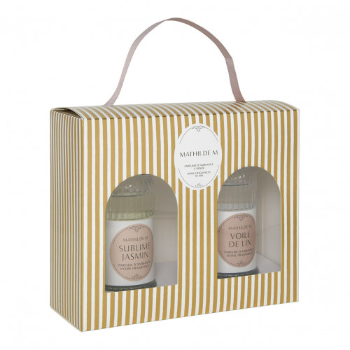 Estuche Mix & Match de perfumes de ambiente 100 ml Les Intemporelles - Sublime Jasmin y Voile de Lin