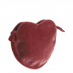 Bolsa Coração Veludo - Rosa