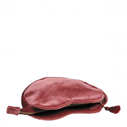 Pochette Cœur Velours - Rose Pochette Cœur Velours - Rose