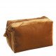 Rectangular Toiletry Bag Yellow Velvet - Large Model