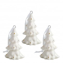 Set of 3 hanging Christmas trees