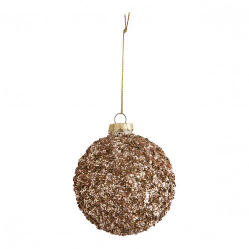 Coffret de 3 boules décoratives Comète pailletées en verre Coffret de 3 boules décoratives Comète pailletées en verre