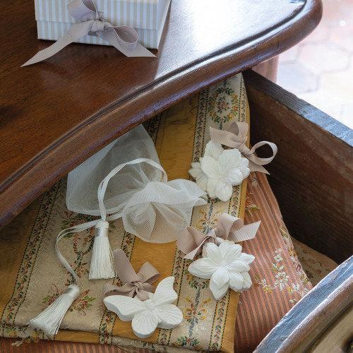 Sacchetto di 3 decorazioni profumate - Fleur de Coton