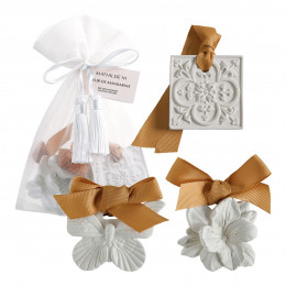 Pochon di 3 decori profumati - Fleur de Mandarine