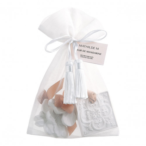 Pouch of 3 scented decorations - Fleur de Mandarine