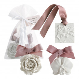 Pouch with 3 scented decorations - Fleur de Thé