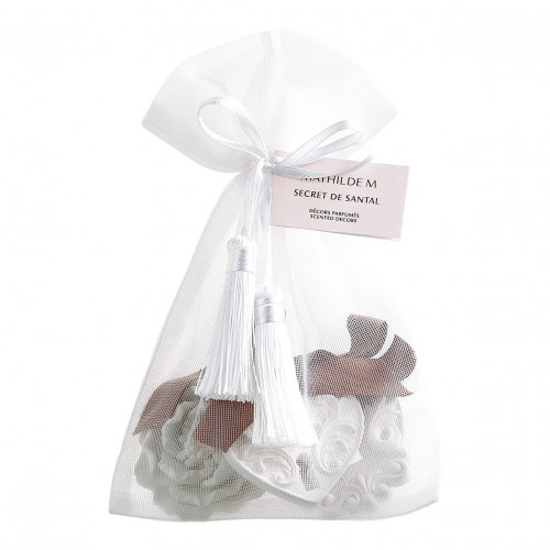 Pouch of 3 scented decorations - Secret de Santal Pouch of 3 scented decorations - Secret de Santal