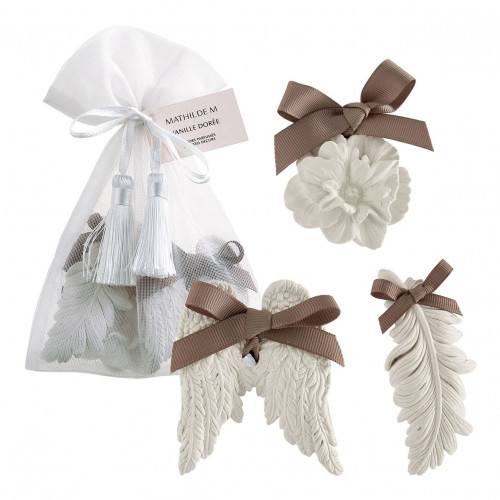 Bolsita de 3 decoraciones perfumadas - Vanille Dorée