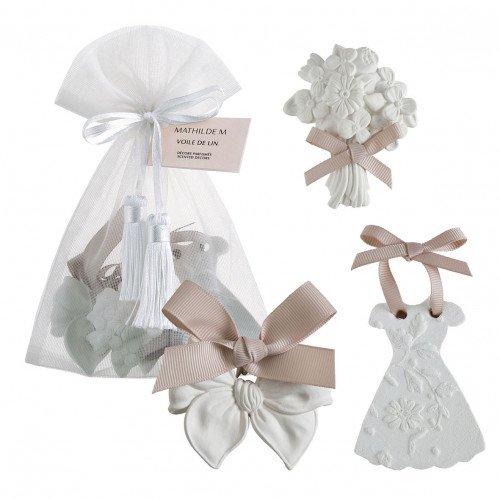 Saquinho com 3 decorações perfumadas - Voile de Lin
