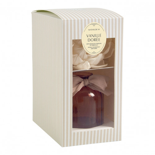 Diffuseur de parfum d'ambiance Soliflore Flora 200 ml - Vanille Dorée Diffuseur de parfum d'ambiance Soliflore Flora 200 ml - Vanille Dorée