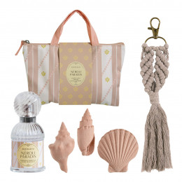 Cabas coffret parfum d'ambiance 30 ml et décors parfumés Bain de Soleil - Néroli Paradis