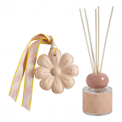 Home fragrance diffuser set 40 ml and Bain de Soleil decor - Perle de Coco Home fragrance diffuser set 40 ml and Bain de Soleil decor - Perle de Coco