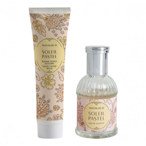 Set profumato eau de toilette 30 ml e balsamo mani vellutato - Soleil Pastel
