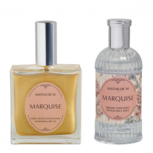 Coffret parfumé huile sèche et brume corps et cheveux - Marquise Coffret parfumé huile sèche et brume corps et cheveux - Marquise