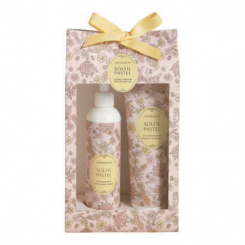 Coffret parfumé lait corps et gel douche - Soleil Pastel