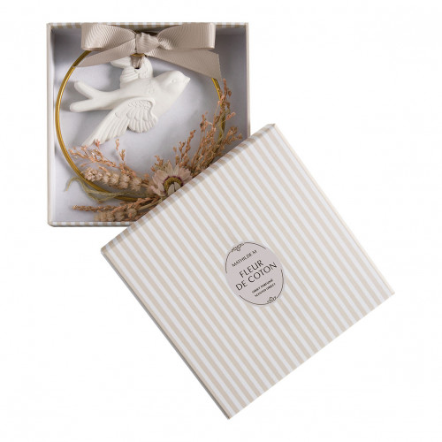 Corona floral Paloma perfumada - Fleur de Coton